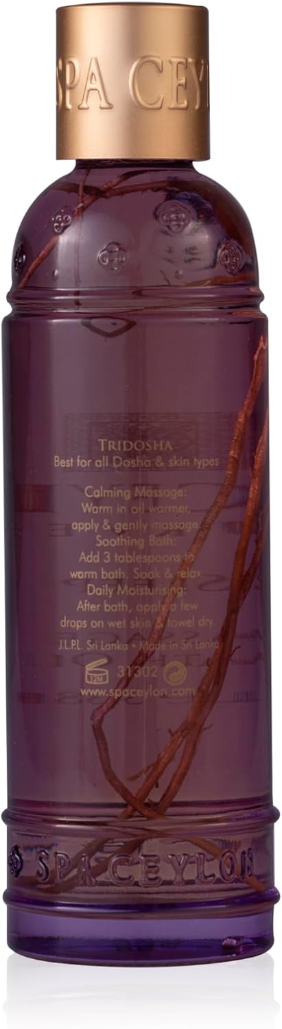 SPA CEYLON Sleep Massage & Bath Oil, Natural Therapy Blend, Ayurveda, Lavender Scented Relaxing Body Massage Oil - Image 5