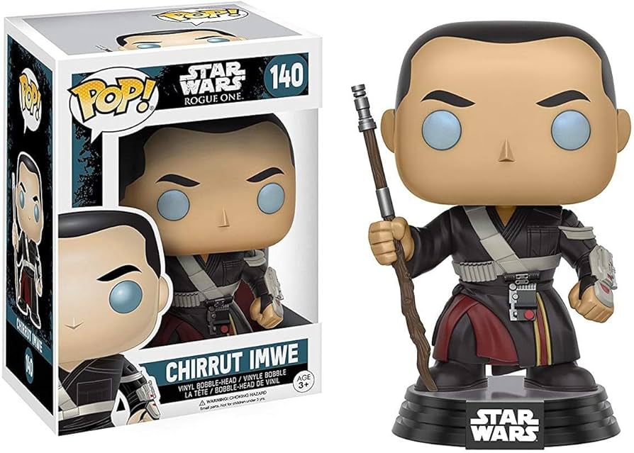 Amazon.com: Funko POP Star Wars Rogue One Chirrut Imwe Action