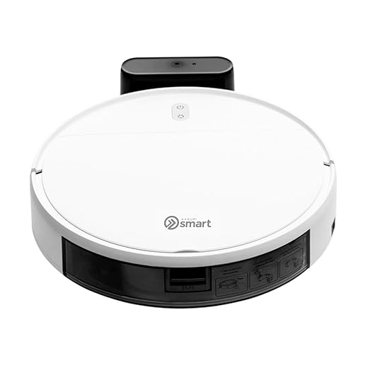 Robô Aspirador de Pó, Aspiração a Seco e Molhado, 360º, Recarremanento Automático Inteligente Wi-Fi, Alexa, Google