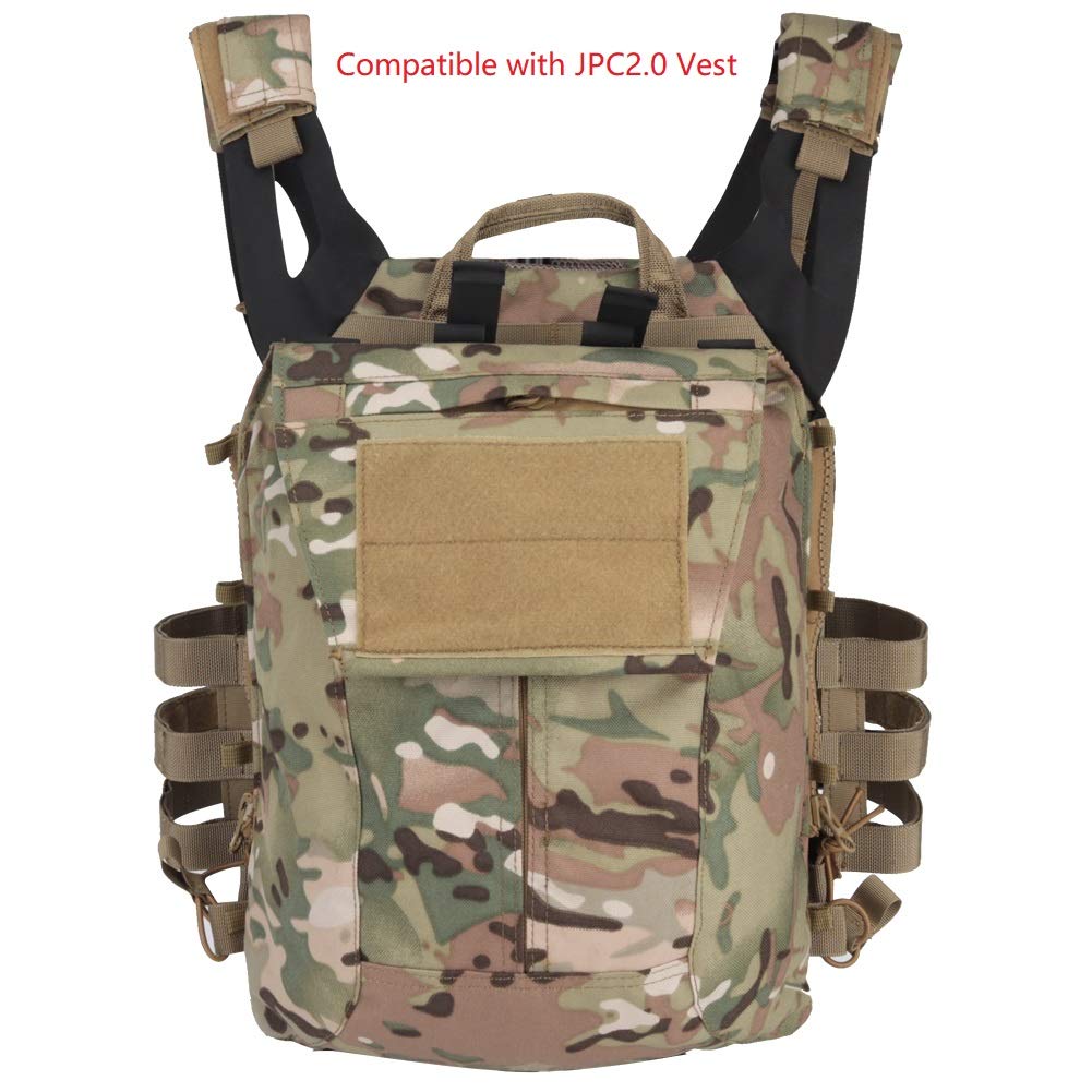 Tactical Panel Zip borsa per marsupio, Borsa per accessori per gilet militare per CPC AVS JPC2.0