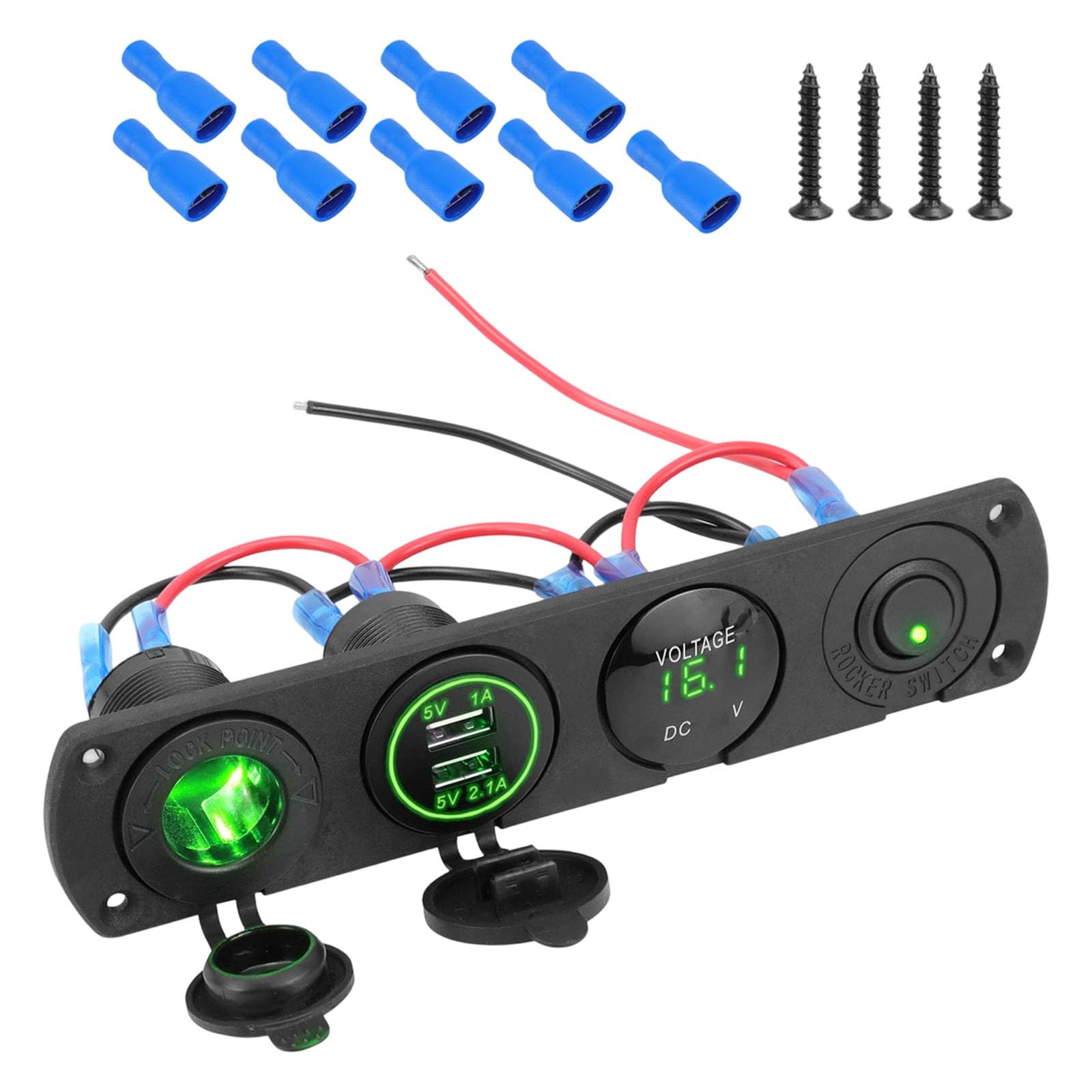 Panneau de commande multi-prises USB pour stopper les pannes électriques - 8