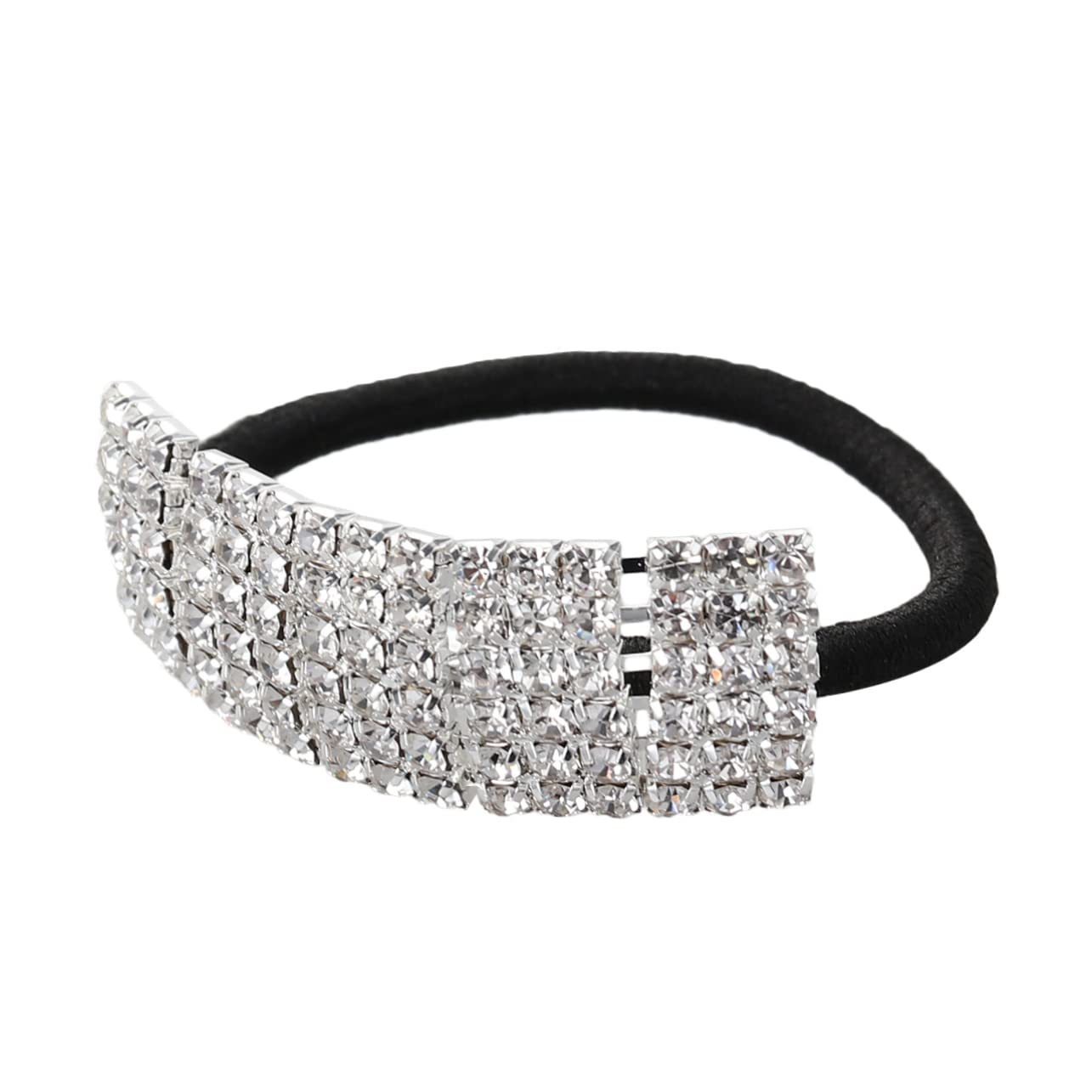 12stücke Elastische Haargummis Mit Strass Wasserfeste Haarbänder Für Mädchen Und Damen Als Ponytail Und Modisches Armband Für