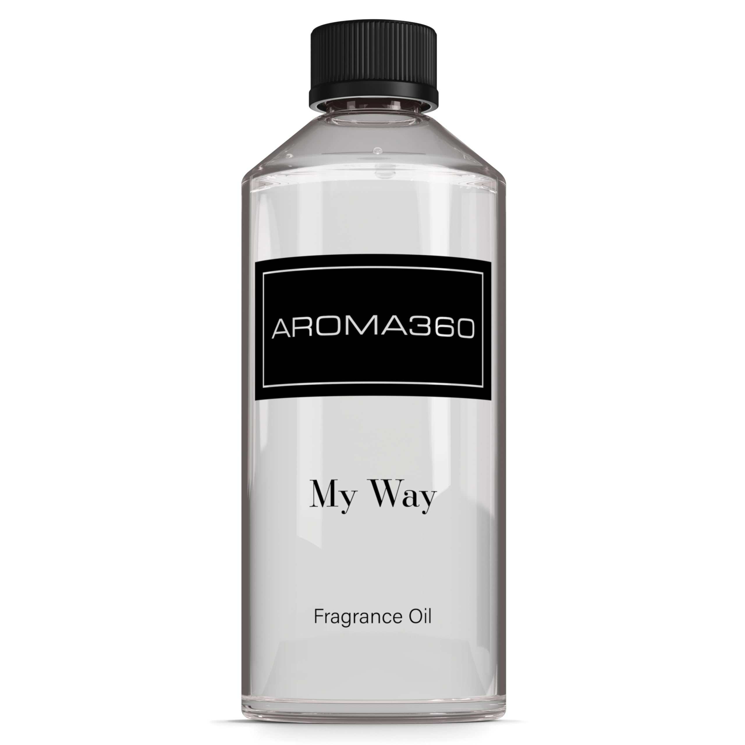 Aroma360 - My Way Fragrance Oil Blend | Hotel Inspired for Luxury Essential Oil Diffusers | Aromatherapy Scent Diffuser Oil | Lush Sandalwood, Warm Cedar, and Delicate Florals. - 500ML