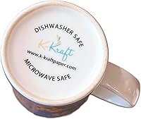 Vista 2 de K-Kraft Dog Paws - Taza de café de cerámica navideña de 12 onzas en caja de regalo