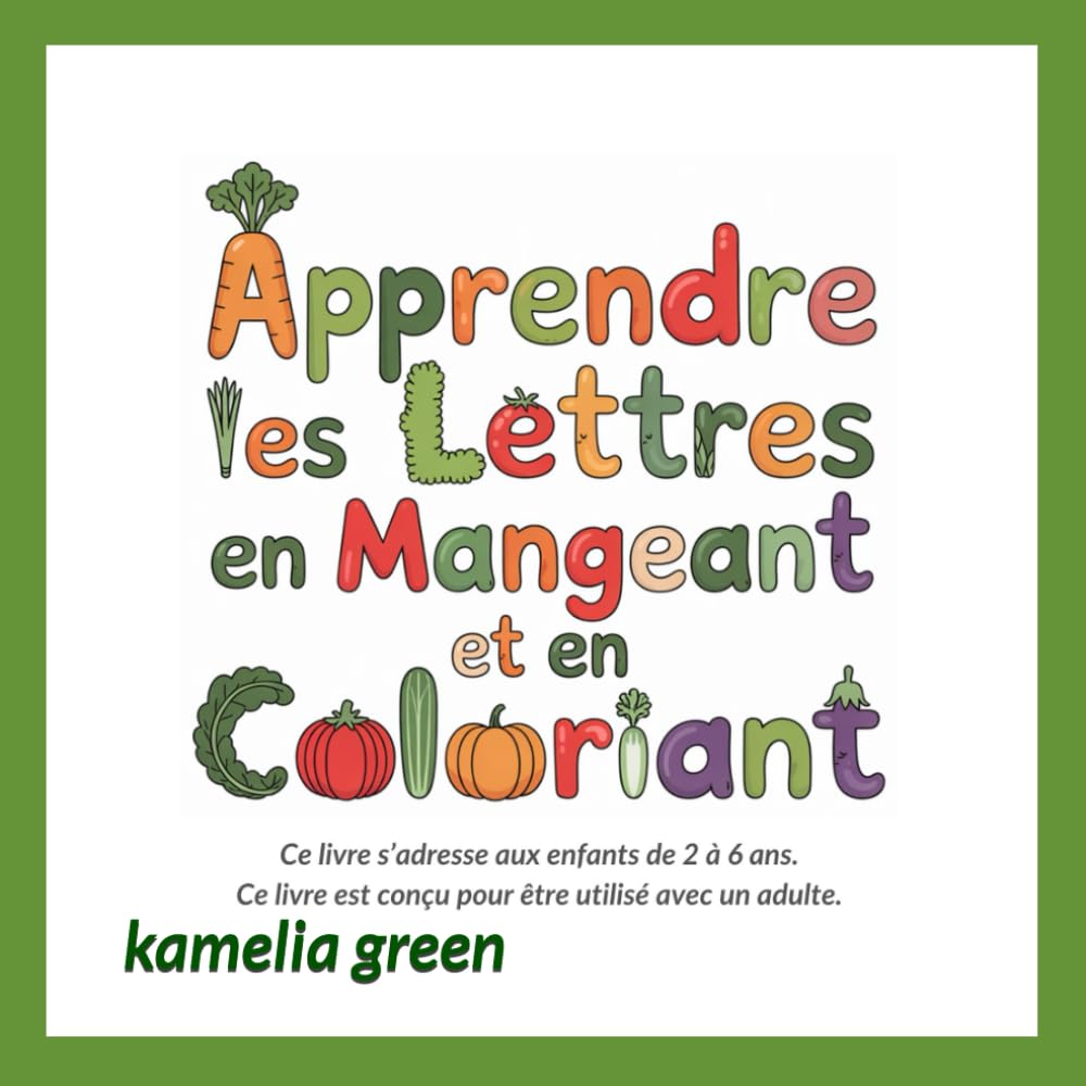 Apprendre les lettres en mangeant et en coloriant