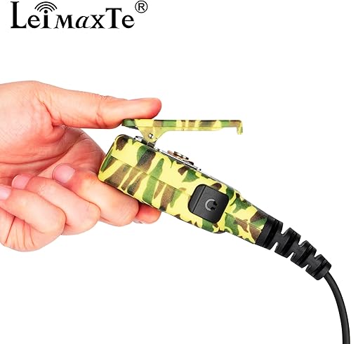 Miniatura 6 de Micrófono de altavoz de radio bidireccional compatible con Motorola CP200, GP300, CLS1110, CLS1410 impermeable IP56 Walkie Talkie con PTT y conector