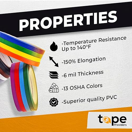 Miniatura 7 de WOD VTC365 - Cinta de vinil para hacer rayas, 36 yardas.