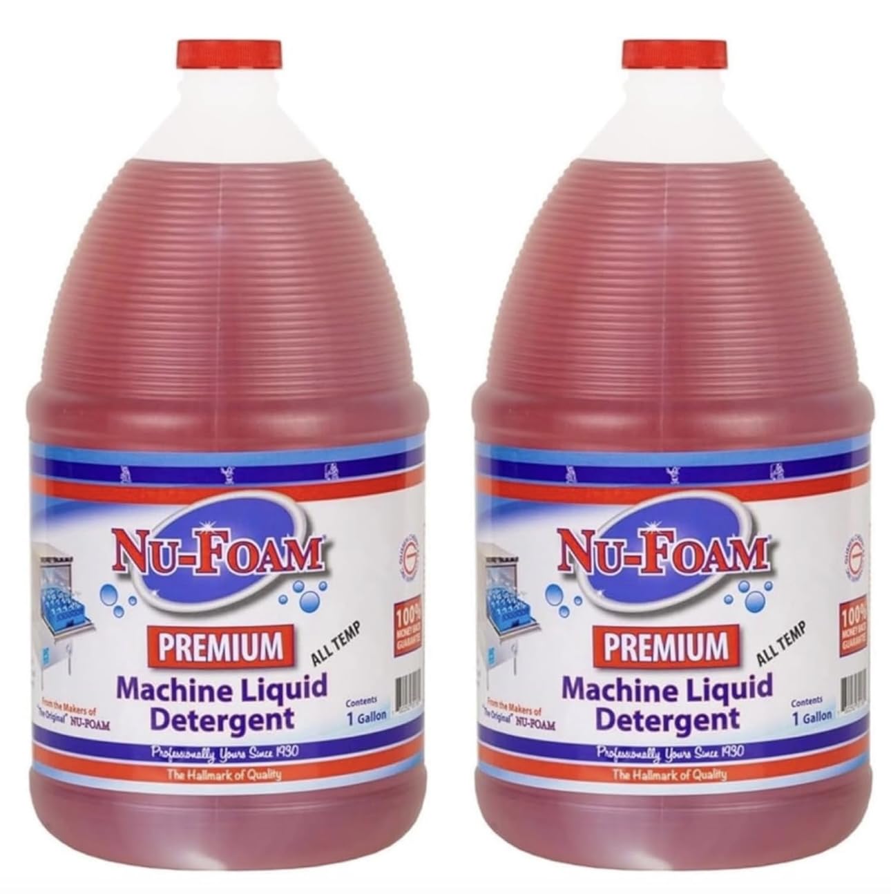 Premium Machine Detergent - Commercial Grade High/Low Temperature (2 Gallons)
