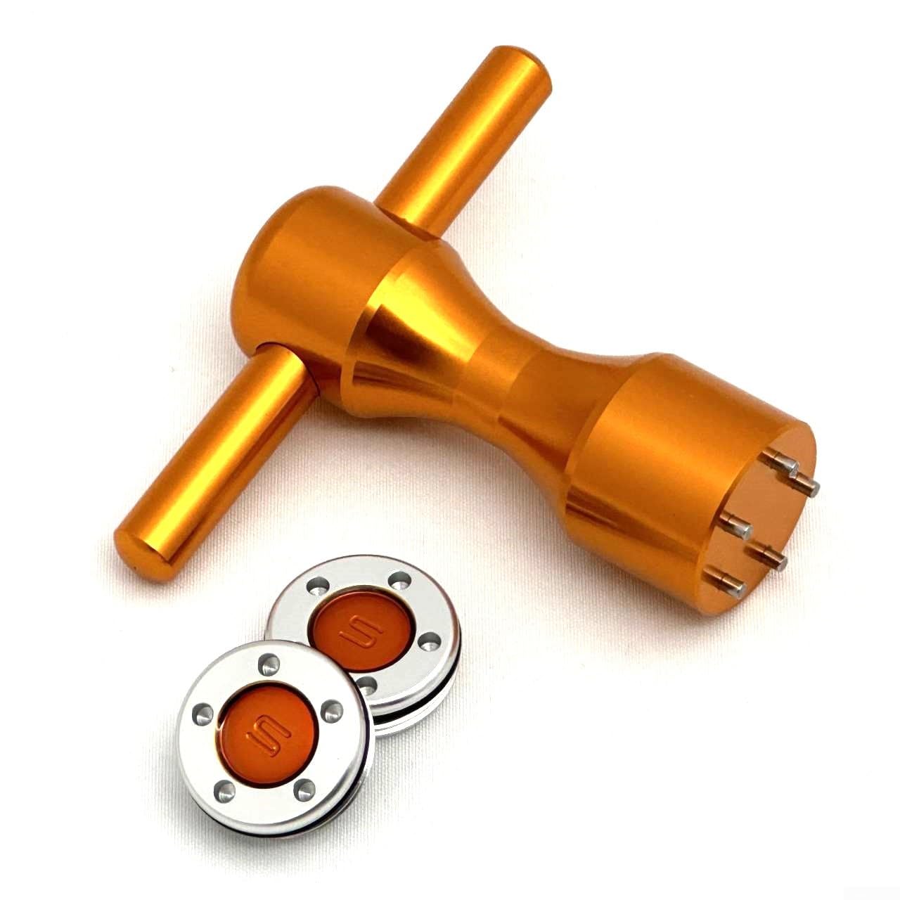 Outil de clé de poids pour putter de golf, poids personnalisés et clé pour putters (5 g argent)