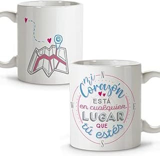 LolaPix Taza de San Valentín para Parejas. Regalos Mujer. Regalo Madre. Regalo Pareja. Tazas Amor. Detalles Especiales Par...