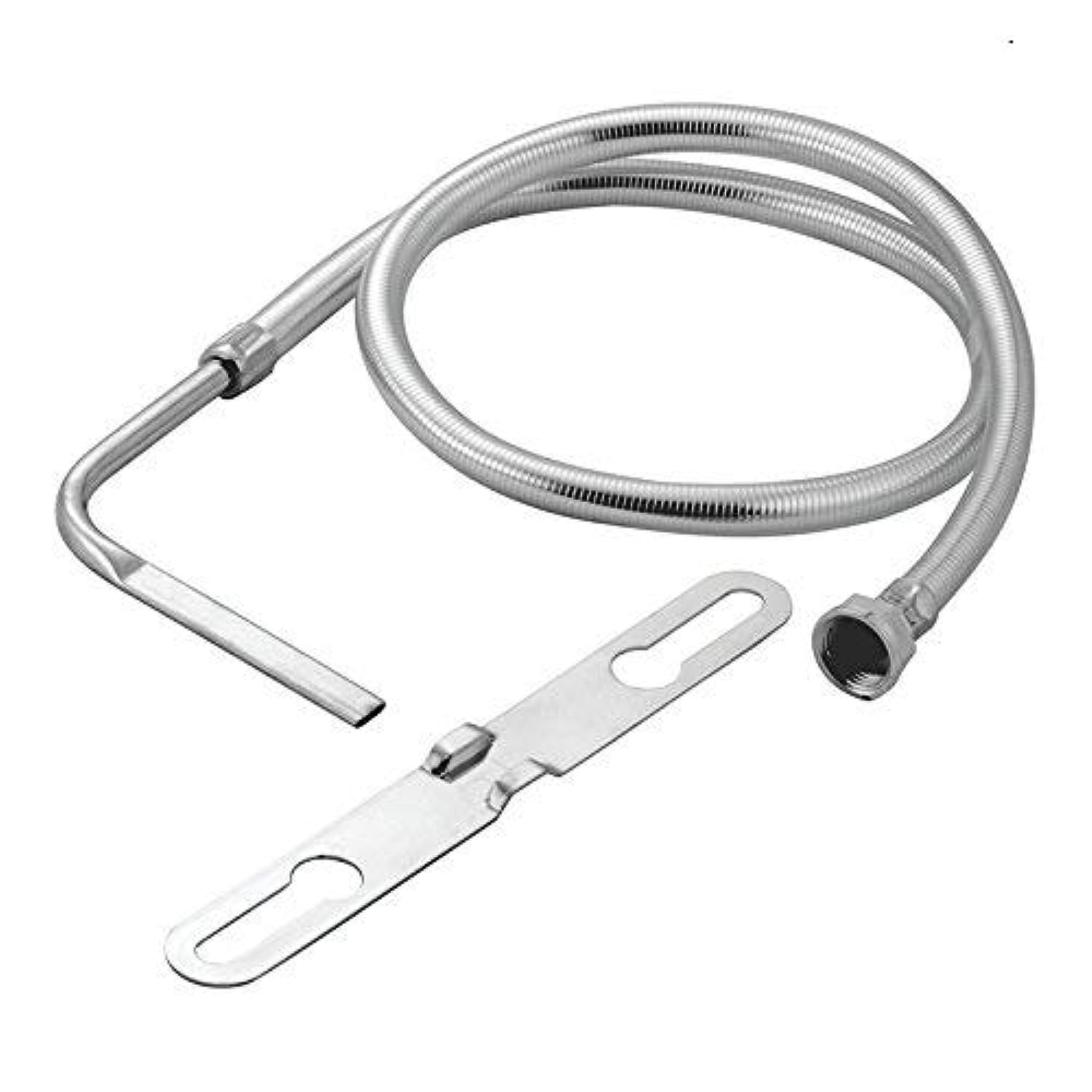 Acetap Multijet Stainless Steel Toilet Jet/Bidet Spray – Hands-Free with 1.5 Meter Heavy-Duty PVC Hose Pack Of 1