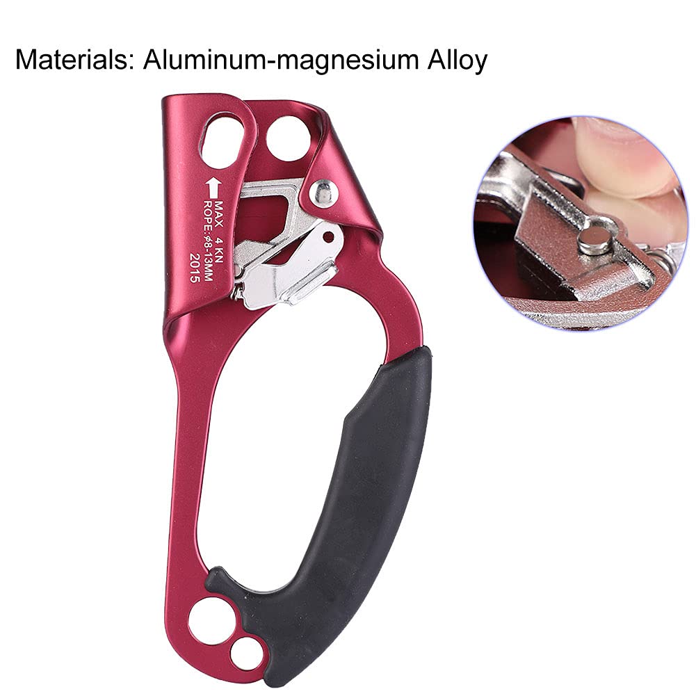 Wspinaczka pionowa aluminiowa Magnesium Protector Protector mocny uchwyt na zewnętrzny alpinera tytanowy