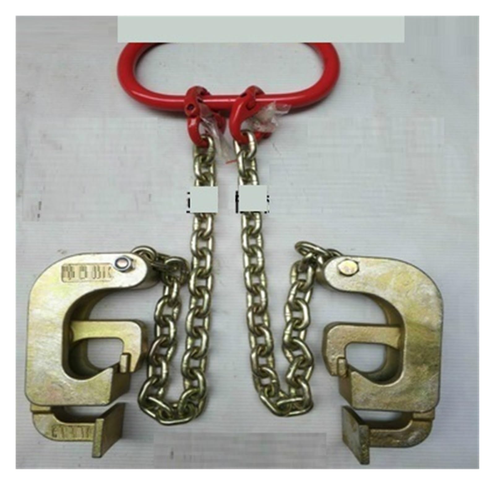 MYUYEE Chain Hoist, 1Ton For 2 Barrel Iron Drum Lifter, Clip Hanging Clamp, Drums Chain Sling Hook,Flexible Enough (40020033 1 Ton)