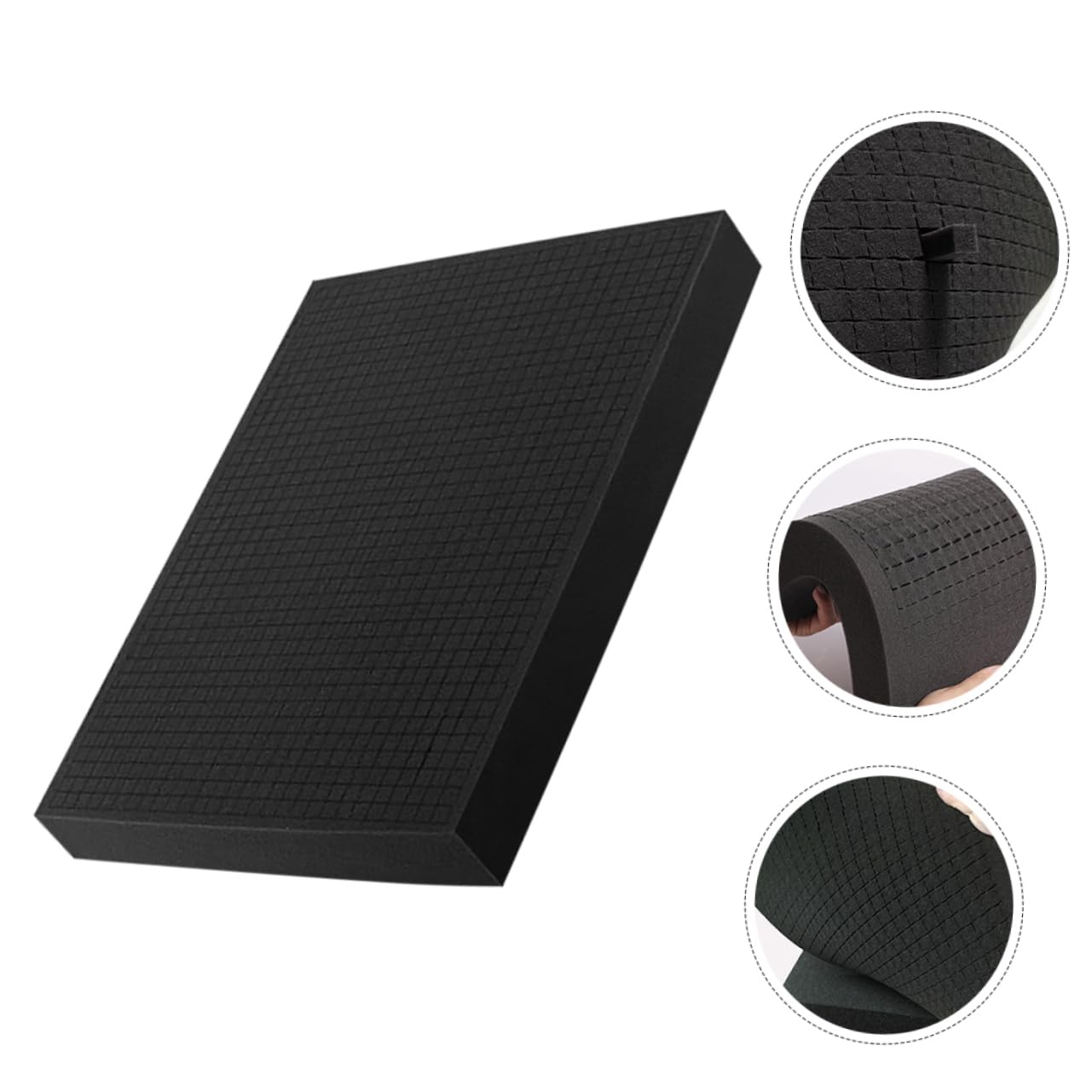 Feuilles de Mousse D’emballage Noires 2 Pièces en Polyuréthane