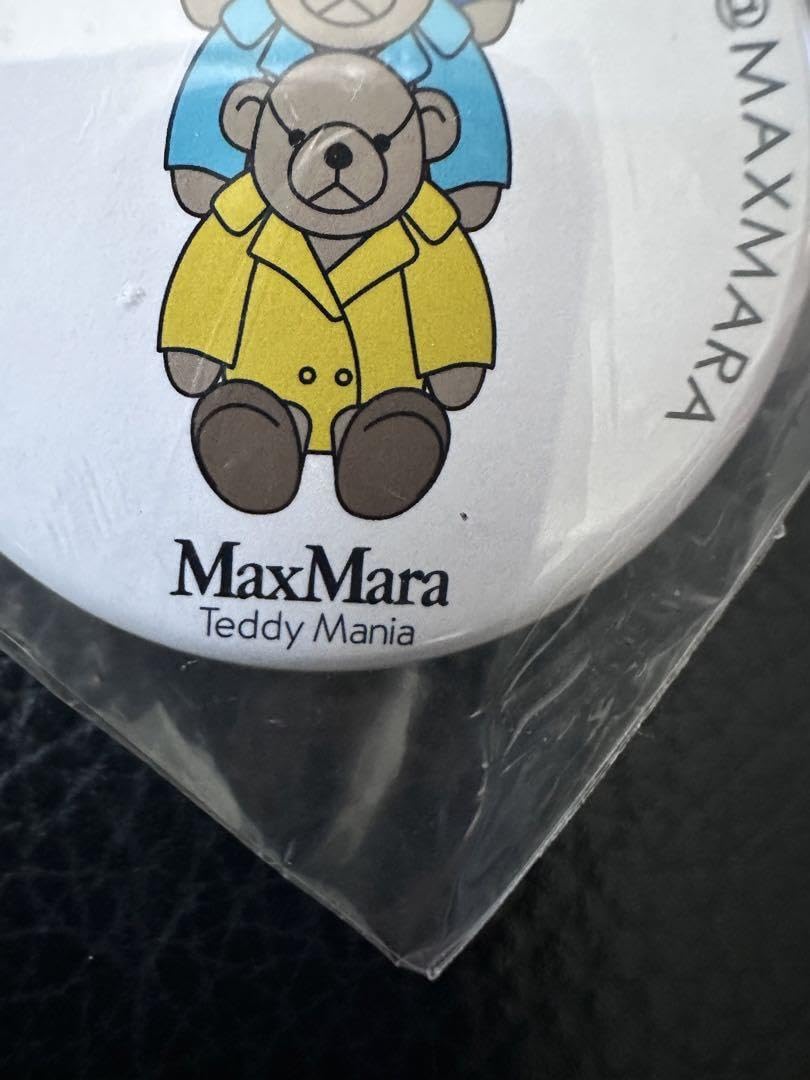 Amazon.co.jp: MAX Mara マックスマーラ 缶バッチ teddy mania テディ 