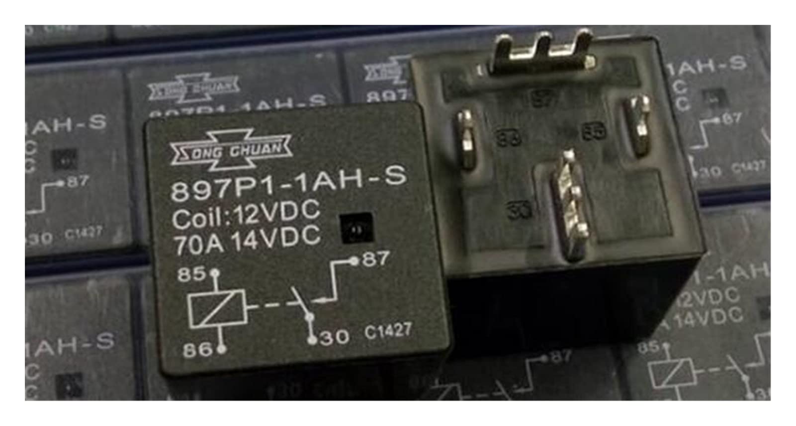 GJZIFGFWQ 5pcs/lot Relay 897P1-1AH-S-12VDC 897P1-1AH-S 12VDC 70A