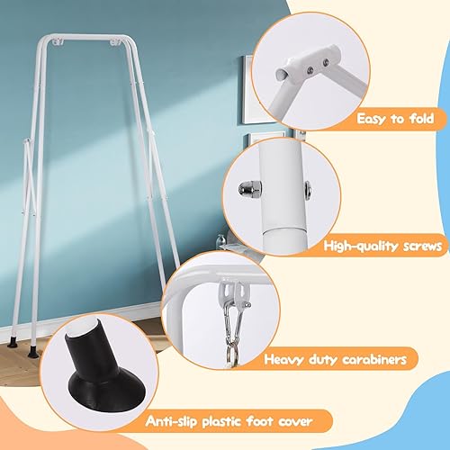 Miniatura 4 de Taleco Gear - Juego de columpios 3 en 1 para patio trasero, columpio de bebé para exterioresinteriores, juego de columpios para niños de 6 meses en