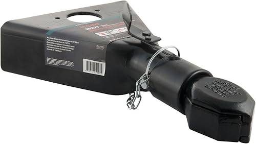 Miniatura 5 de CURT 25227 Acoplador de remolque negro con marco A, bola de enganche de 2-5/16 pulgadas, 12,500 libras