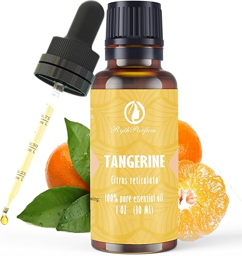 Rythparfum Aceite esencial de mandarina con cuentagotas escamosas x 1 onza Rythparfum Aceite esencial de mandarina con cuentagotas escamosas x 1 onza