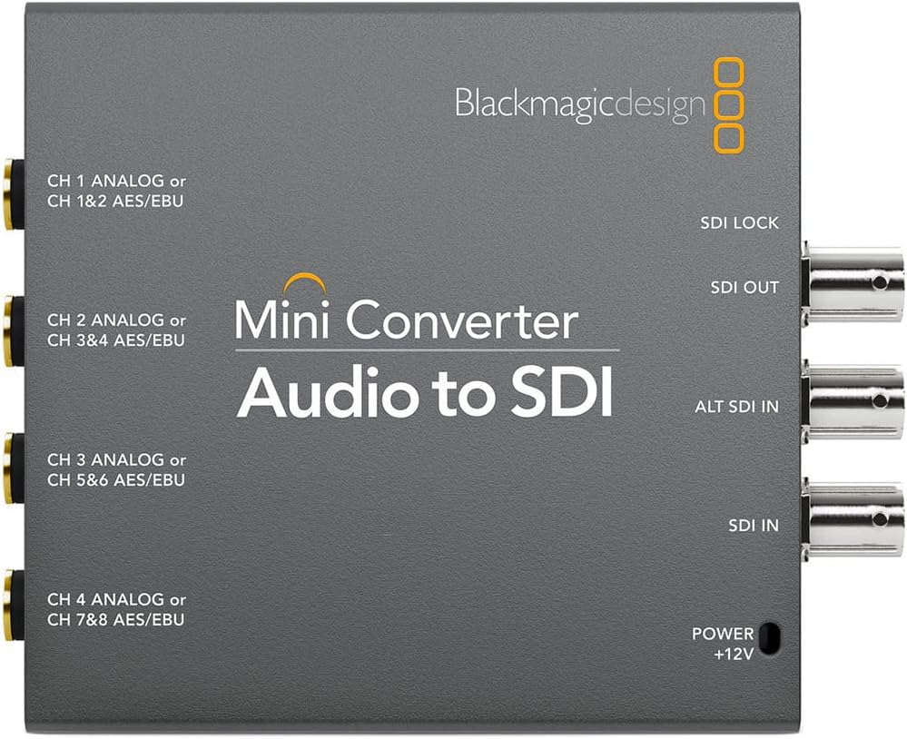 Buy Blackmagic Design Mini Converter Audio to SDI, AES/EBU Input