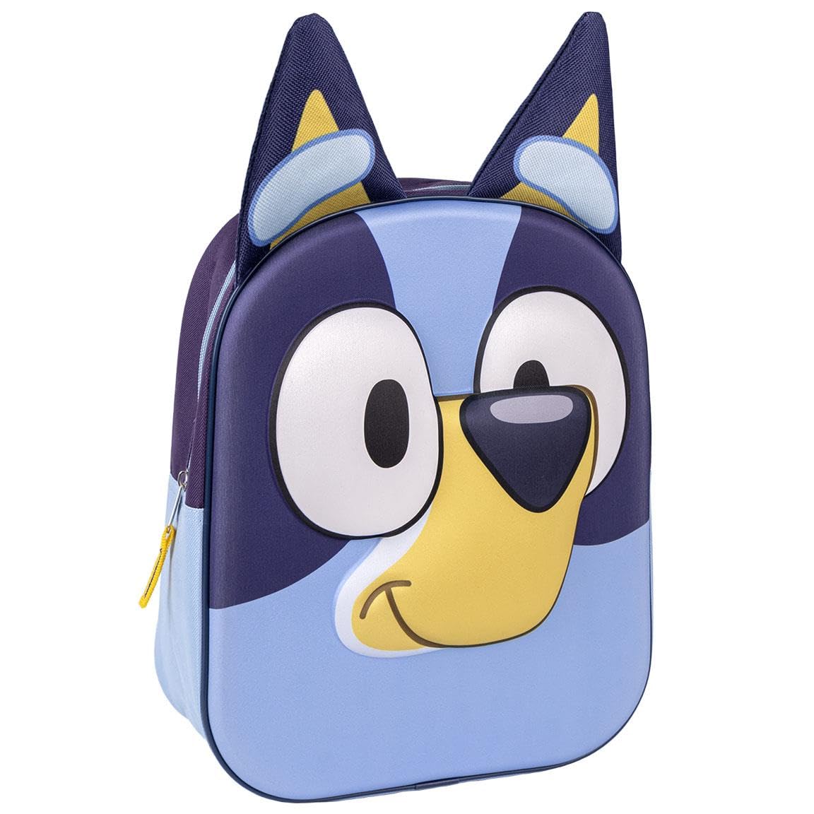 CERDÁ LIFE'S LITTLE MOMENTS Mochila Escolar Infantil de Bluey - Color Azul - 25x31x10 cm - Fabricada en Poliéster y EVA - Mochila Pequeña con Cierre de Cremallera y Asas Regulables - Producto Original Diseñado en España