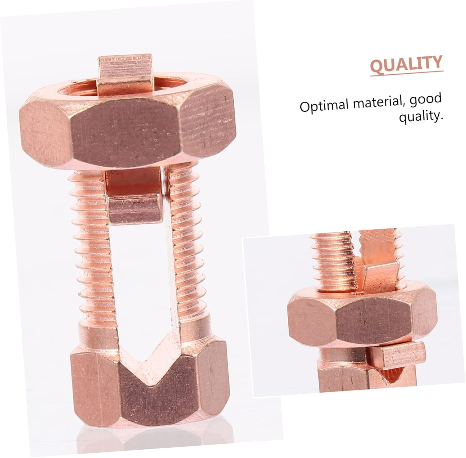 ORFOFE 10pcs Split Bolt Clamp for Electric Wire Wire Crimp Connector High Strength