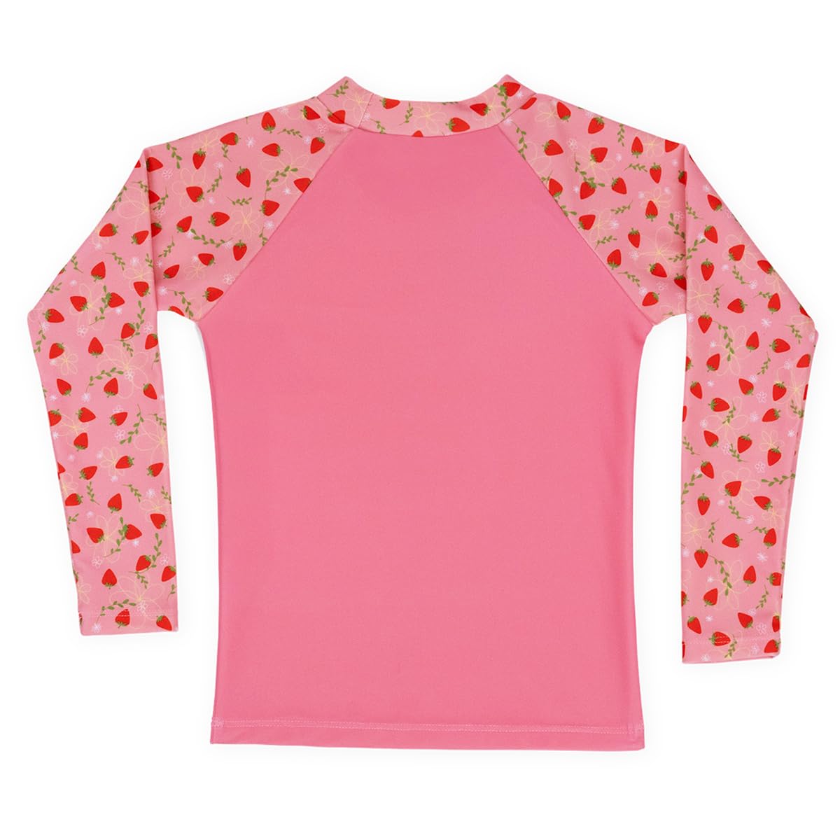 Splash About Unisex Kinder Long Sleeve Top, Strawberry Field-4 Years Rash-Guard-Shirt, 4-5