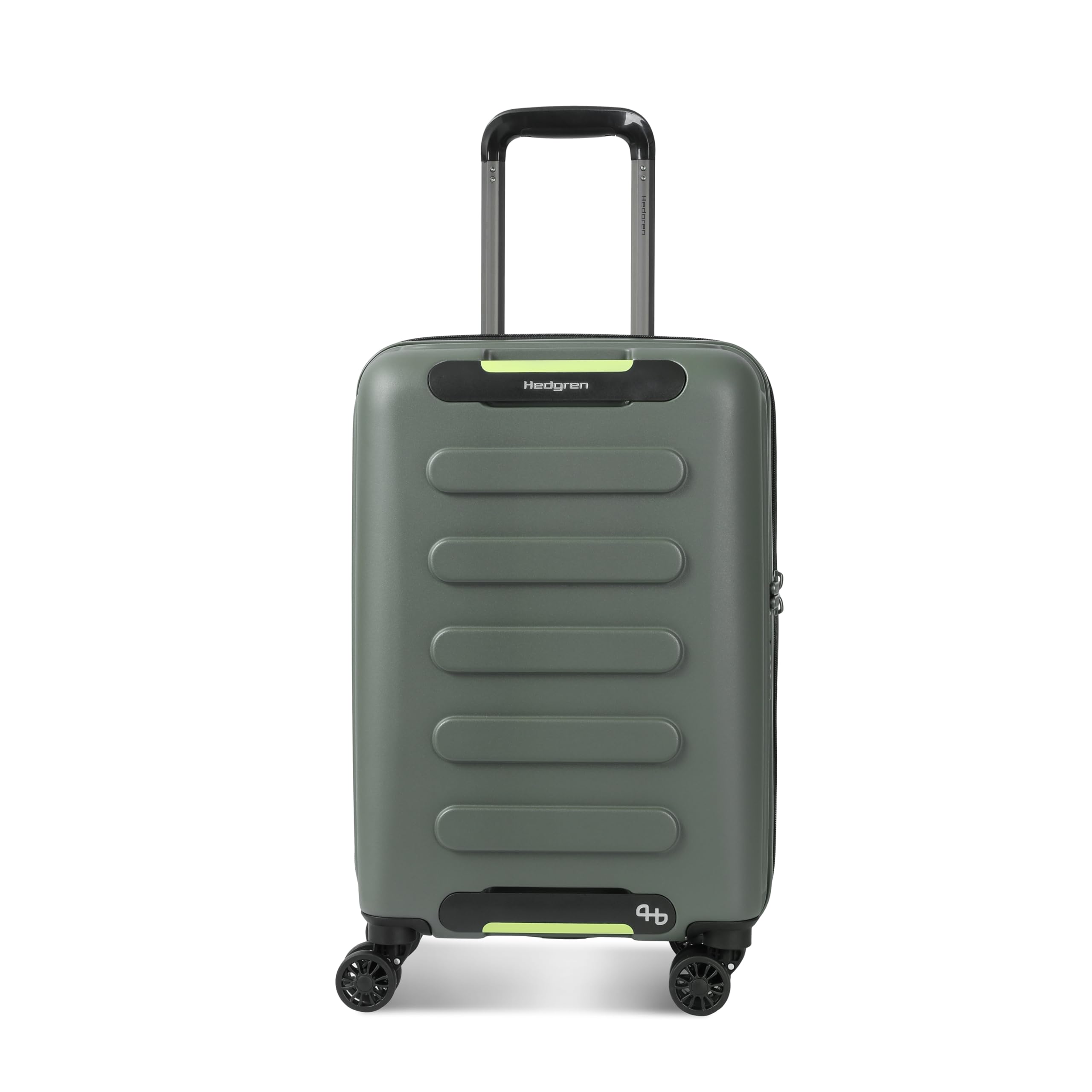 Hedgren - GRIP CARRY ON Spinner Durable Polycarbonate with TSA Lock Double-Coil Zippers Silent 4-Wheel Spinners Multiple Handles
