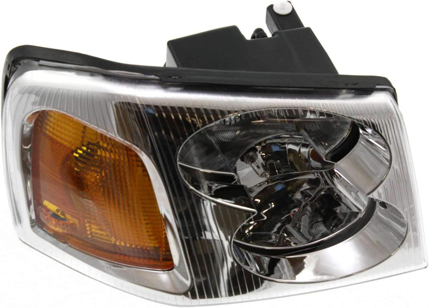 Evan Fischer Driver and Passenger Side Headlight for GMC Envoy 2002-2009 Halogen With bulbs Replaces # 15866071, 15866070