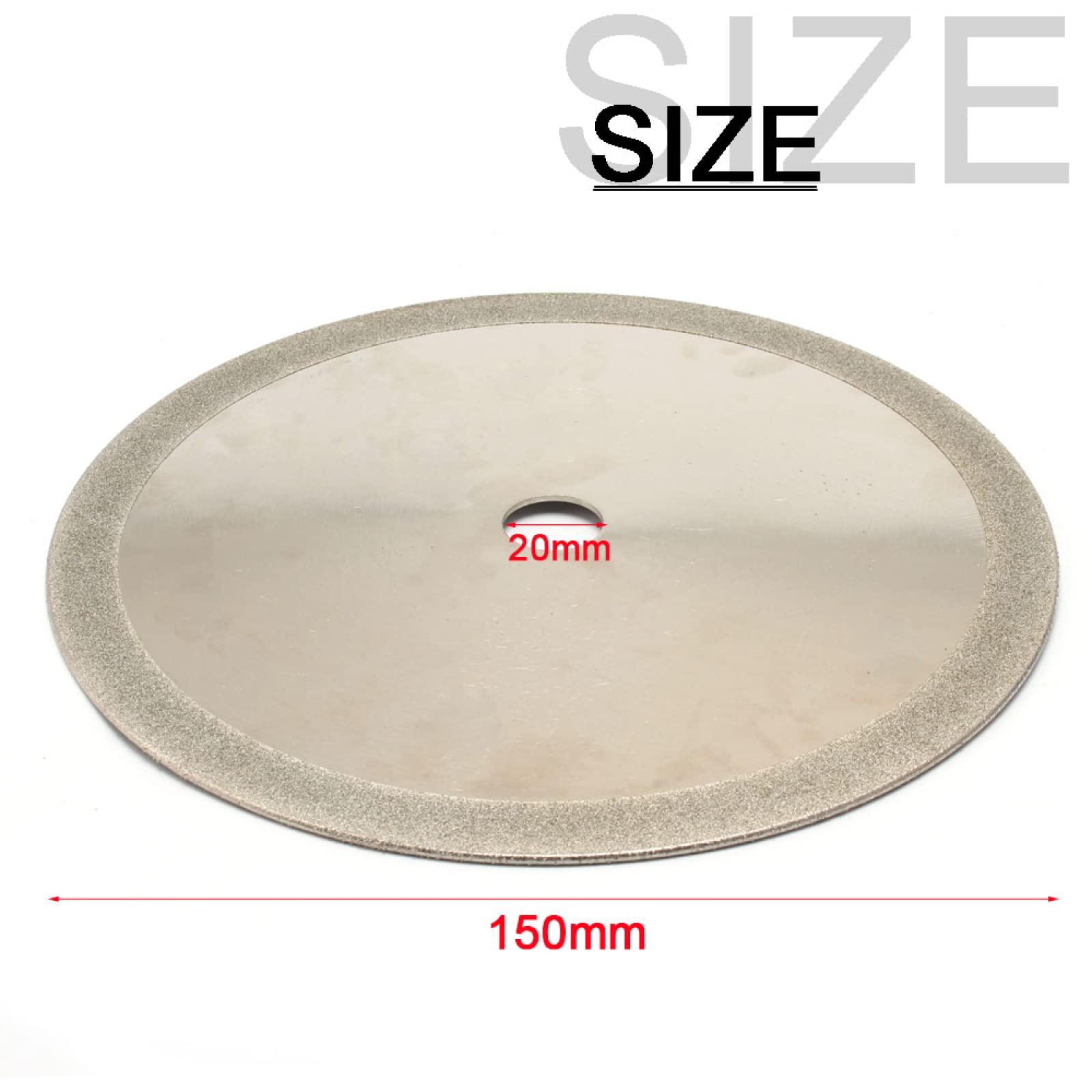 Discos de corte de diamante Turbo Saw Blade, Disco de corte de diamante de doble cara for vidrio, 125/150/180 mm, hoja de sierra for herramientas, accesorios, pulido de baldosas de cerámica, jade y ág