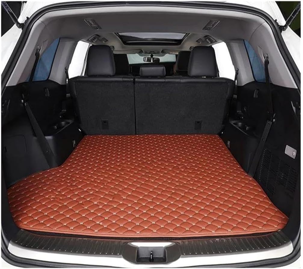 Fully Surrounded Trunk Mat for BMW X1 2010-2024 Automotive Interior Carpet Car Trunk Mat Boot Liner Protector(Black)