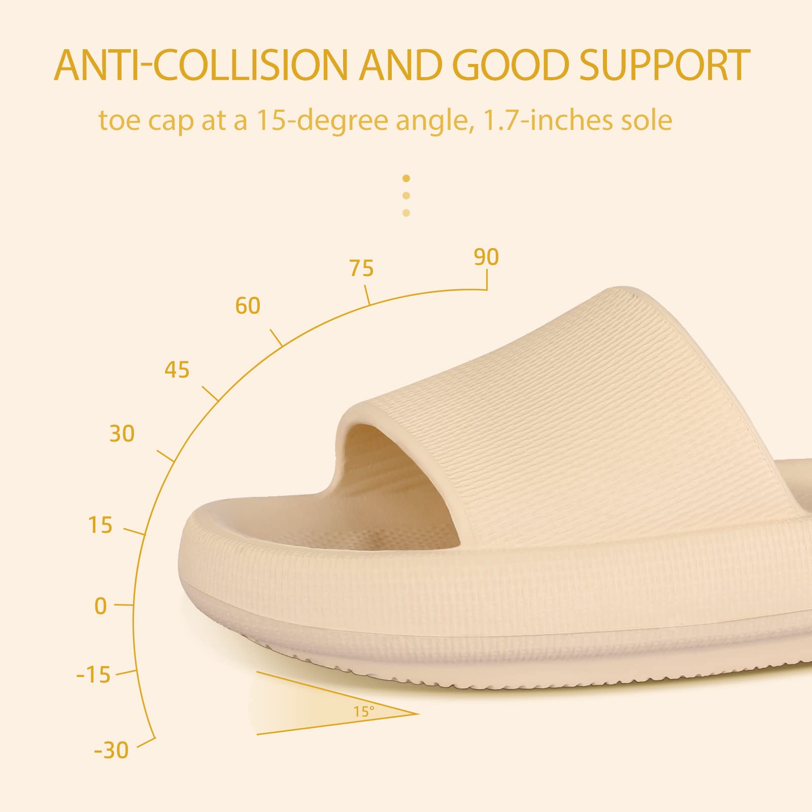 Leevar Ciabatte Nuvola Donna Uomo Morbide, Comode e Rilassanti, Ciabatte Donna Estive Facili da Pulire, Ciabatte Doccia Antiscivolo con Suola Spessa, Pantofole per Nuoto Spiaggia