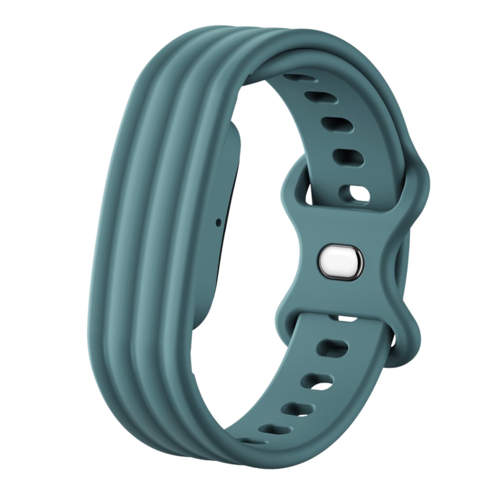 Soft Silicone Strap Compatible with Google Fitbit Air, Sport Replacement Band, Adjustable Breathable Wristband for Workout, Running & Daily Wear-image-43