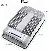 Vista 8 de EPEVER Tracer 3215BN 30A MPPT Controlador 12V/24V Auto, Max 150V, 390W/780W Entrada con pantalla LCD para batería sellada, de gel, de plomo-ácido