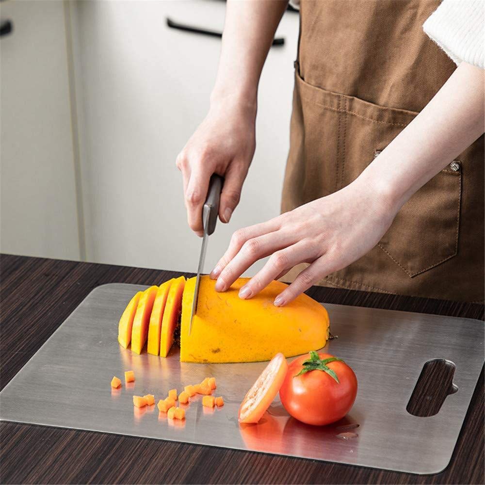 PIKIFY Stainless Steel Food-Grade Chopping Cutting Slicing Mincing Serving Cut Board 1