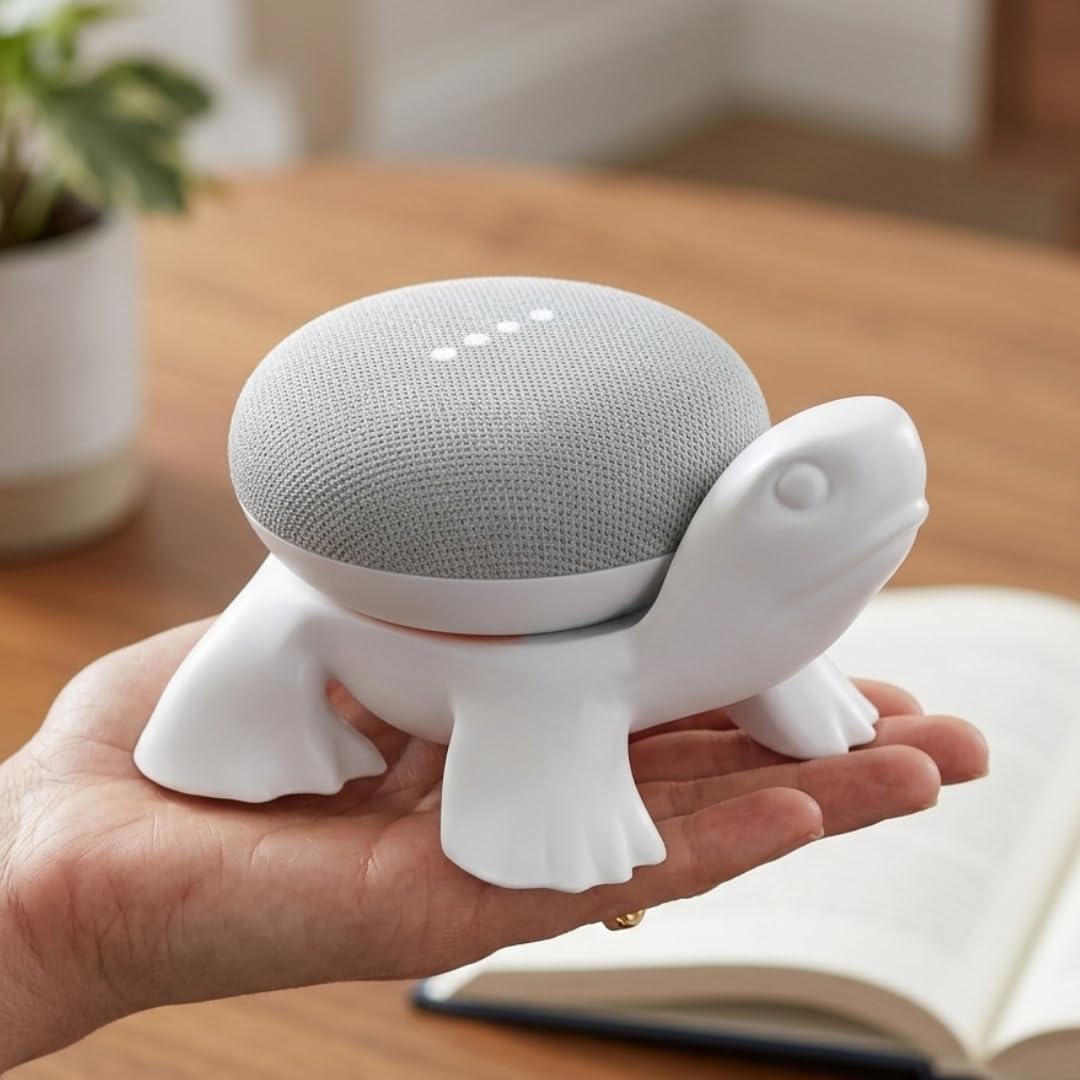 Turtle Google Home Holder Stand, Google Home mini and Google-nest mini Decorative Turtle Stand Holder Mount, Accessories for Google Home Mini, Google Speaker, Protective Stand for Google Home Mini 3 61z9TowUdmL. AC SL1080