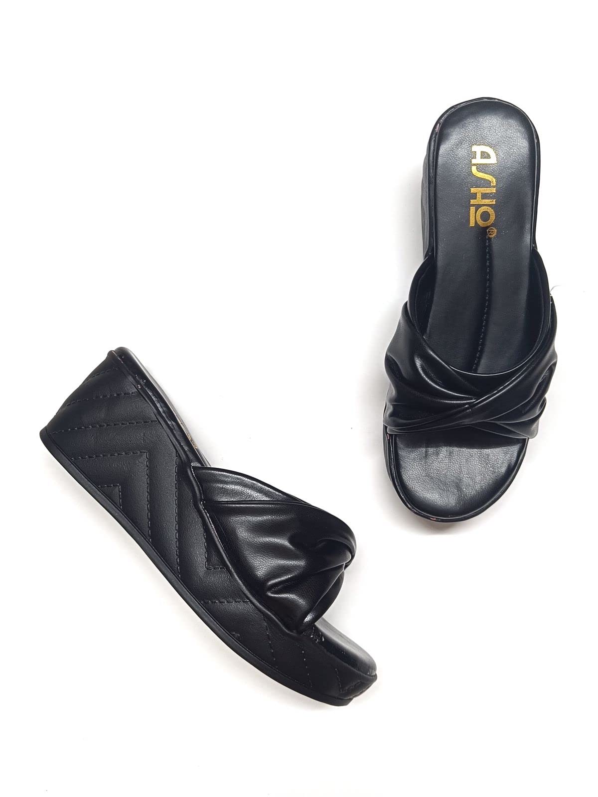 Angel Sales Women Casual Wedge Sandals (Black, numeric_8) (B0BXHM8X75) Amazon Price History, Amazon Price Tracker