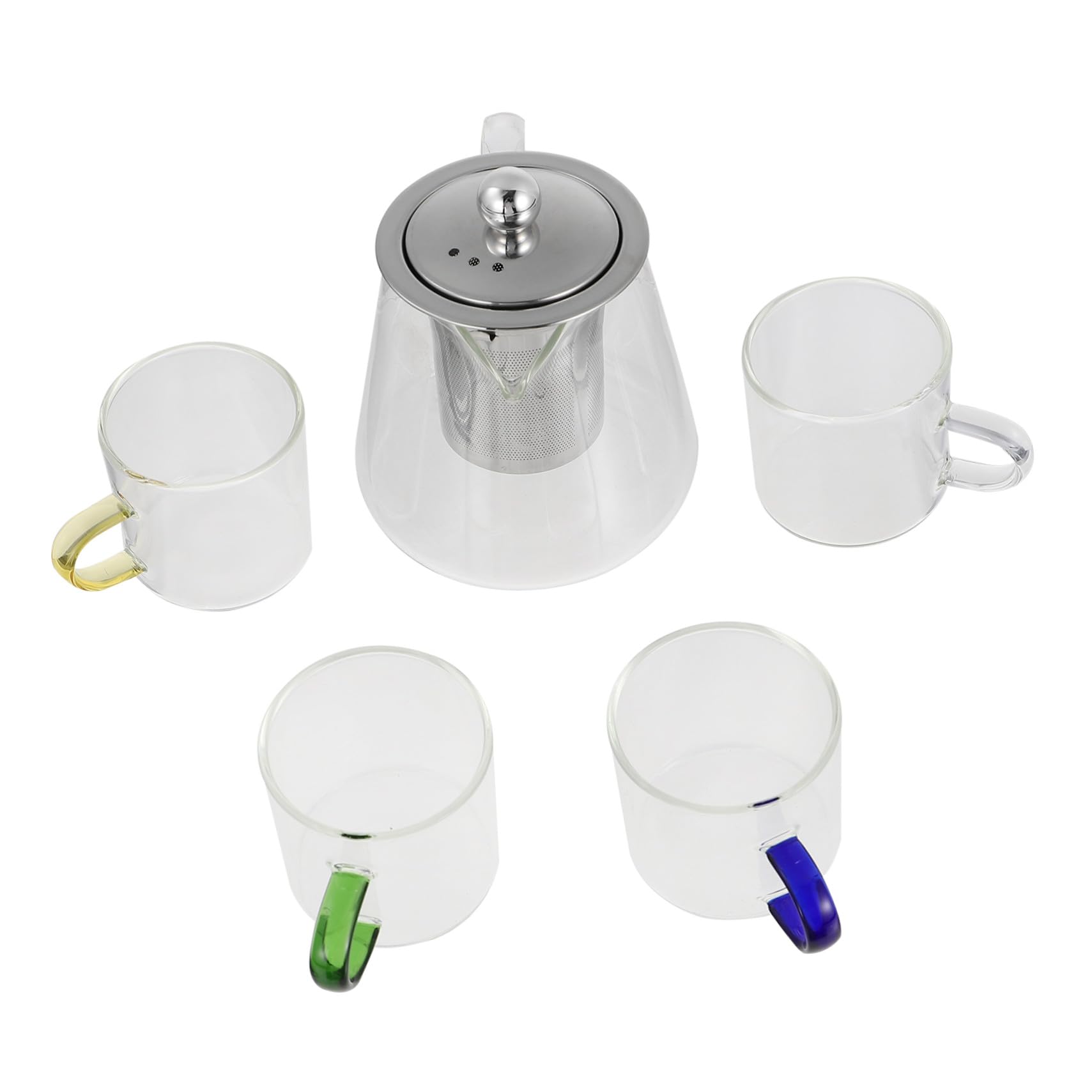 Tetera de vidrio con infusor para té verde y jazmín en casa VILLCASE