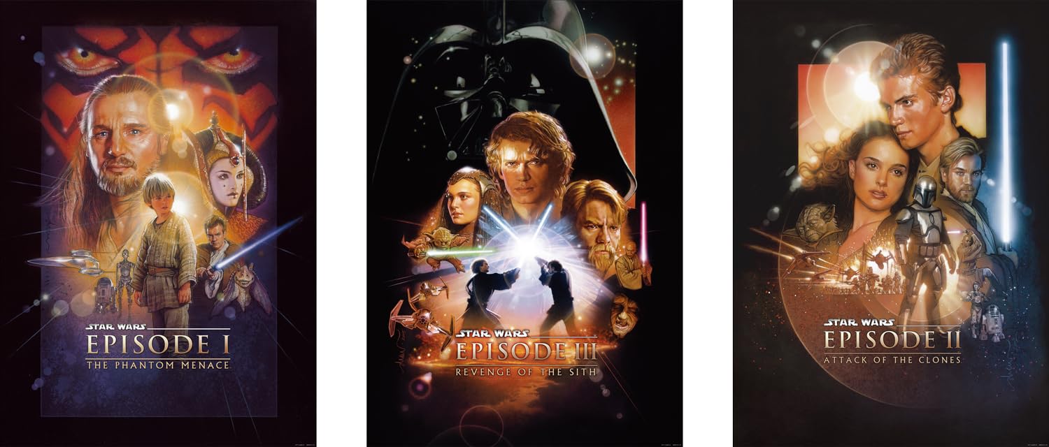 Amazon.co.jp: STAR WARS SAGA B2ポスターセット(EP1～3) IPO141