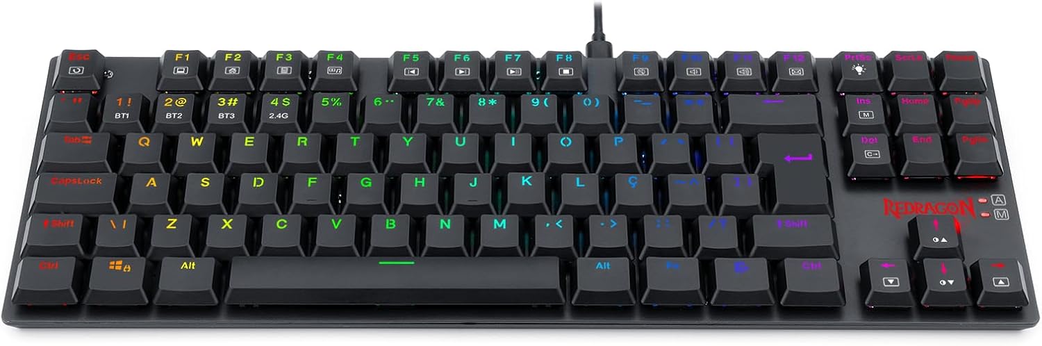 Teclado Mecânico Gamer Redragon APS Pro RGB Preto Switch Marrom Low Profile 7 61z9UwhDoUL. AC SL1500