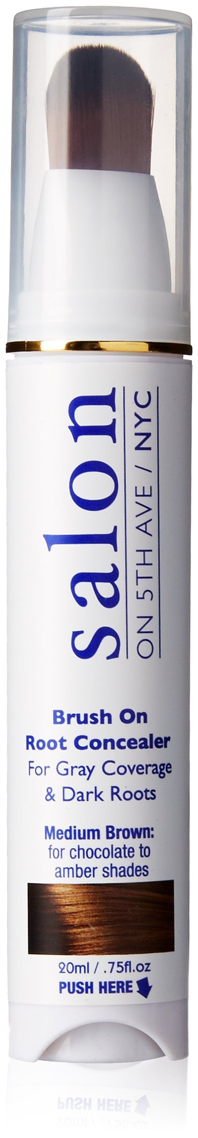 Salon on 5th Ave, NYC Brush On Root Concealer, Medium Brown