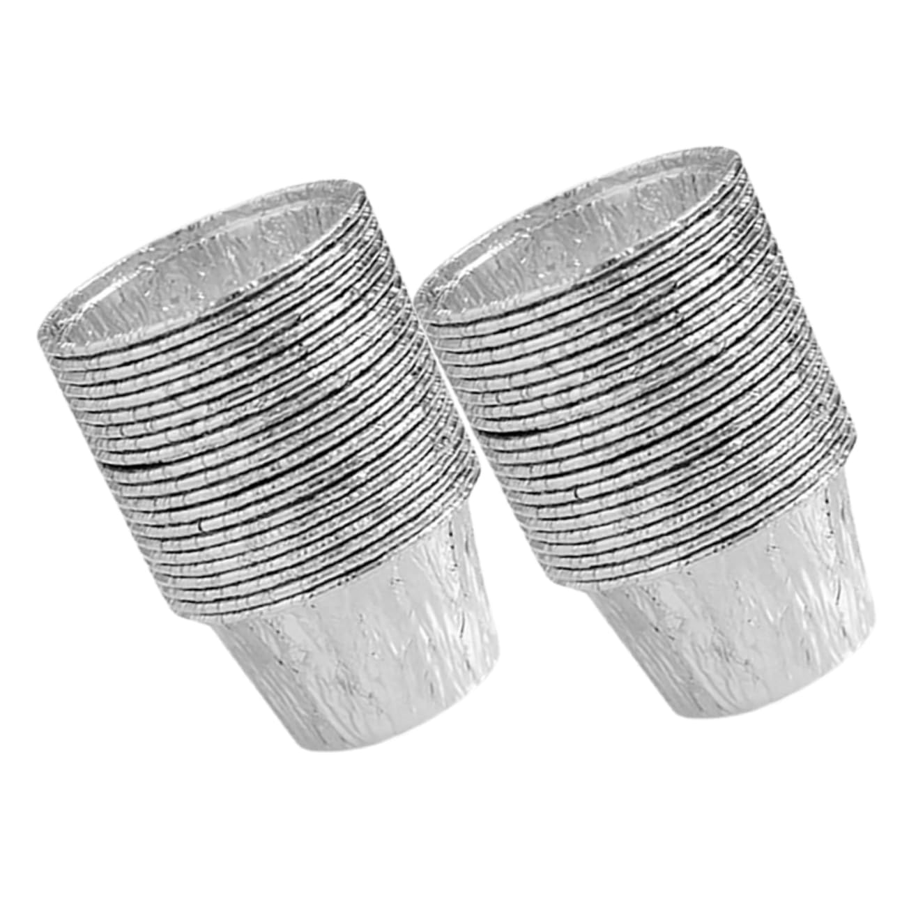 PRETYZOOM 25pcs Aluminum Foil Tart Pans Mini Tart Tins for Molds Oven Safe Trays