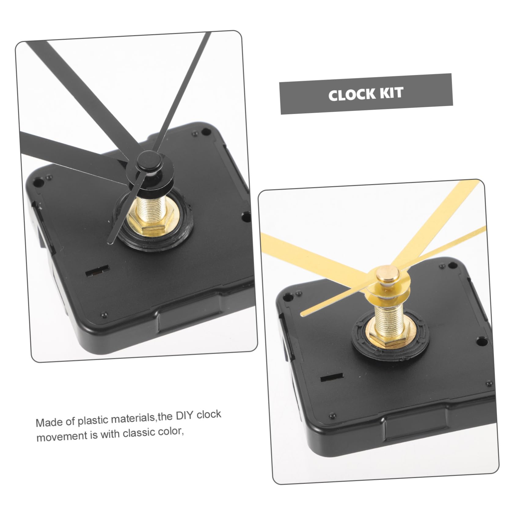 HOMSFOU 12sätze Teiliger Mute Mit Zeigern Wanduhr Mechanismus Für Einfache Reparaturen Und Kreative Projekte