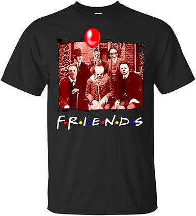 Friends t shirt with pennywise Clearance