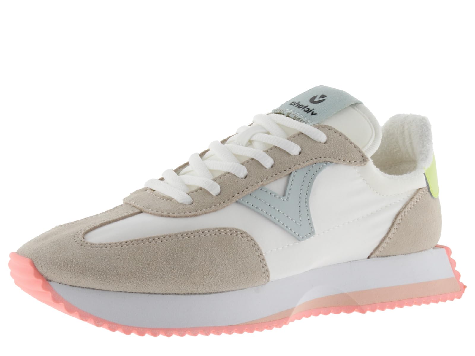 Victoria Womens Cosmos Suede & Nylon Neon