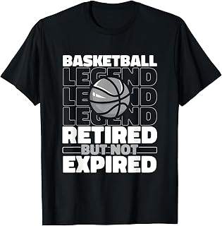 Basketball Retired Bball - Hoops Streetball Hooping Baller T-Shirt