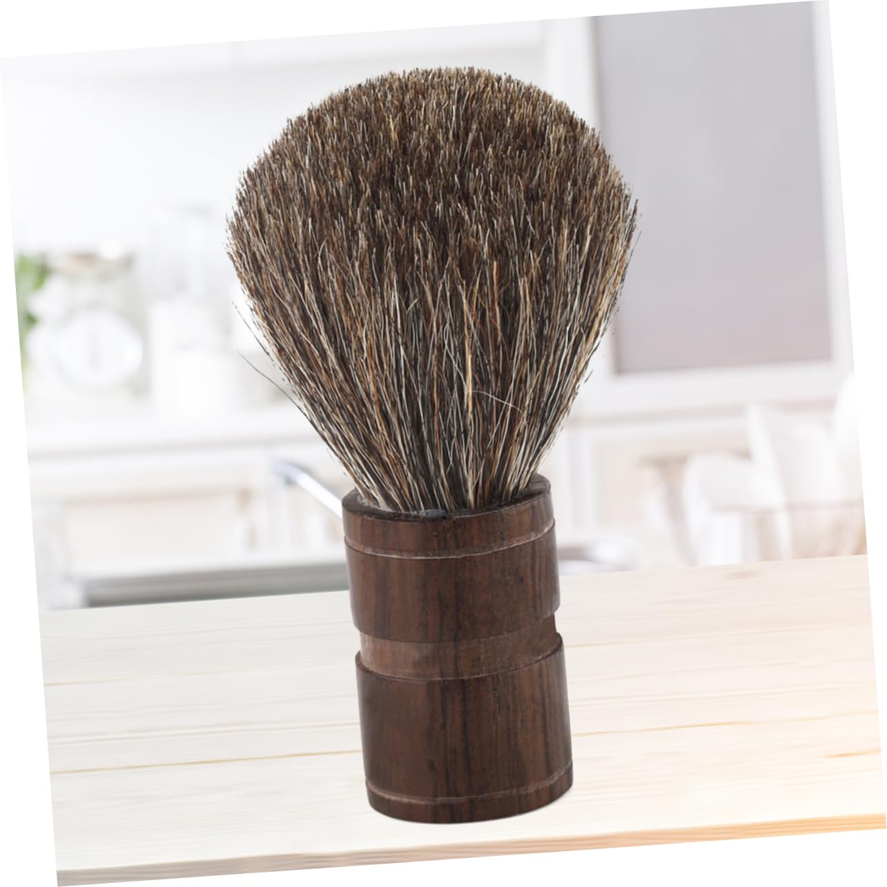 Healeved 2 Pz spazzola per baffi spazzola per barba da uomo spazzola per barba spazzola per barba in setola Di legno