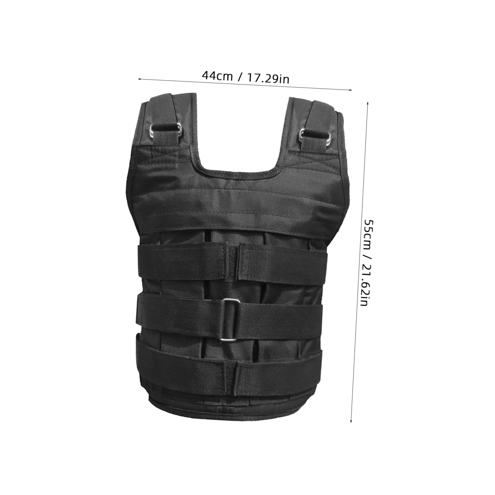 Adjustable Weighted Vest for Men and Women Durable Gym Weight Vest for Running Strength Training and Fitness Activities Maximum Load Enhances Workout Intensity