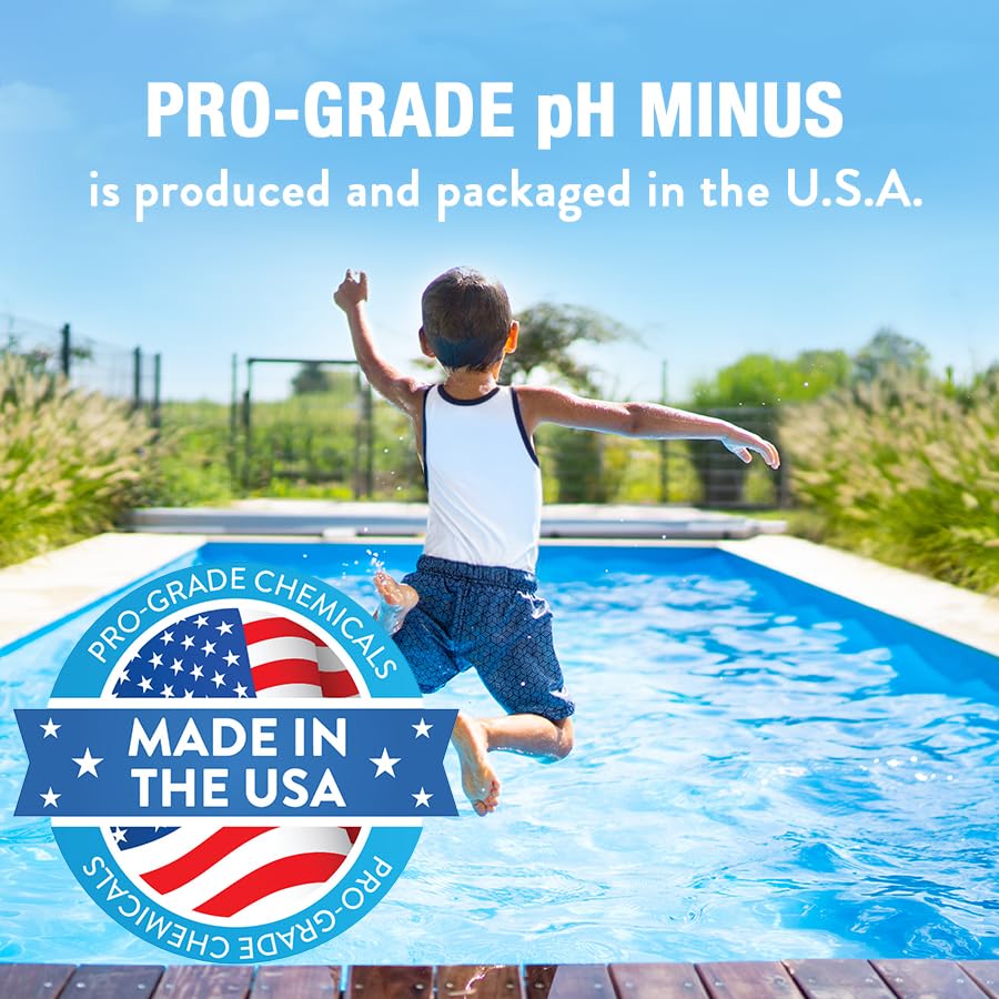 Image of Doheny's pH Minus | pH Down for Pools | Sodium Bisulfate Dry Acid | Pool pH Reducer | Water Balancer | Fast Acting Formula | Pro Strength | Works in All Pool Types | Proudly Made in USA |5 lb