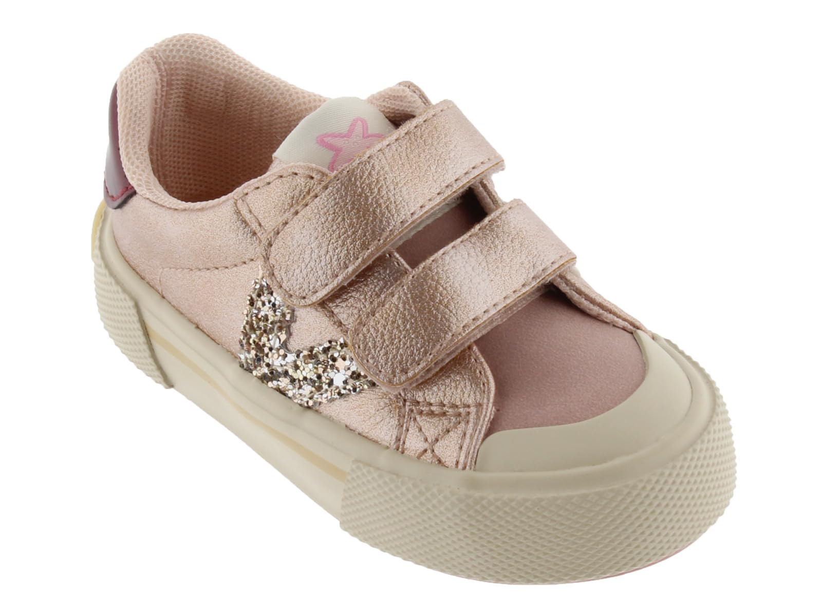 victoria Basket Tribu Efecto Piel Metalizada & Tiras Adherentes & Logotipo Glitter 1065199 para Niñas